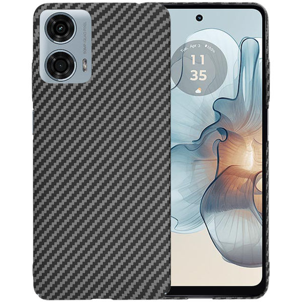 Techsuit - Carbonite FiberShell - Motorola Moto G24 Power - Black