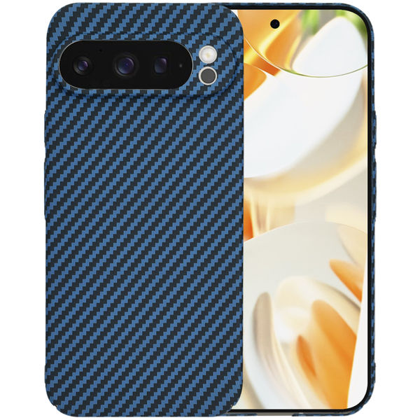 Techsuit - Carbonite FiberShell - Google Pixel 9 Pro - Cyan