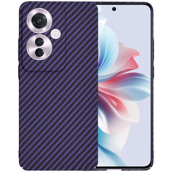 Techsuit - Carbonite FiberShell - Oppo Reno11 F - Purple