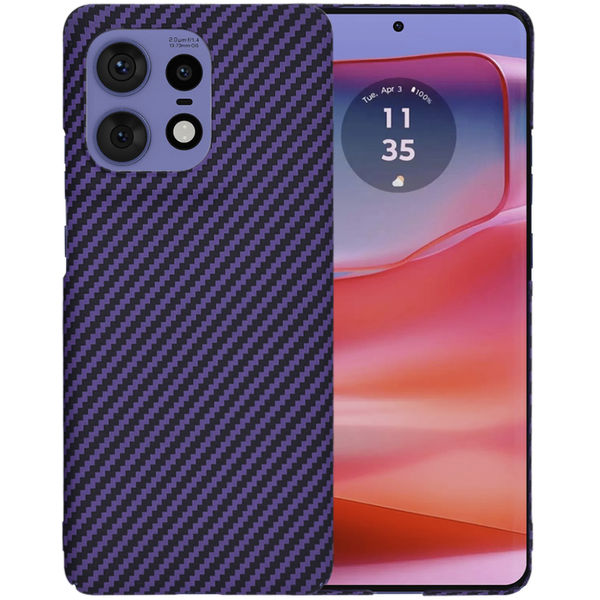 Techsuit - Carbonite FiberShell - Motorola Edge 50 Pro - Purple