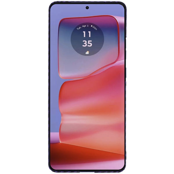 Techsuit - Carbonite FiberShell - Motorola Edge 50 Pro - Purple