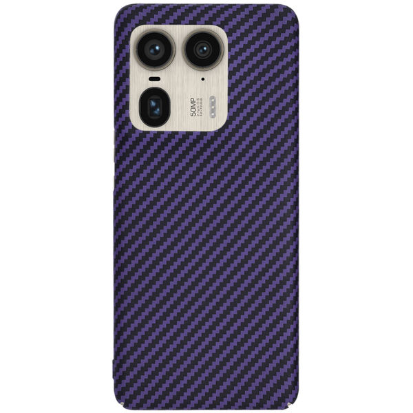 Techsuit - Carbonite FiberShell - Motorola Edge 50 Ultra - Purple