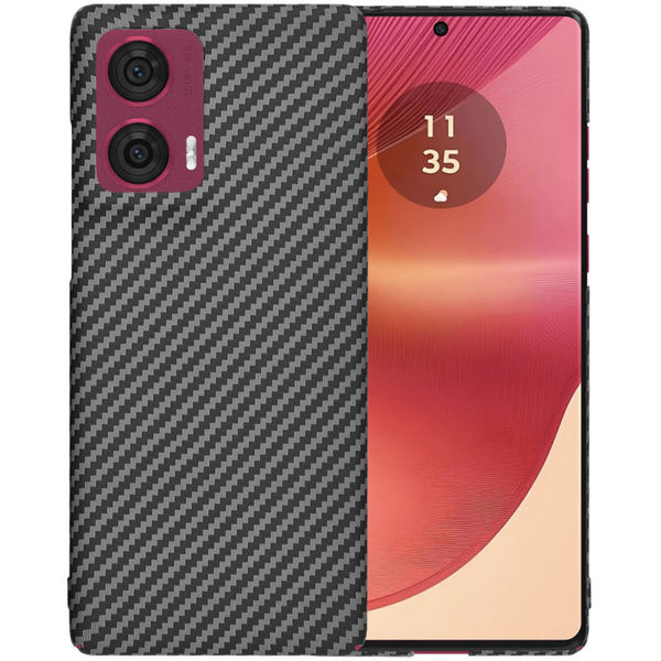 Techsuit - Carbonite FiberShell - Motorola Edge 50 Fusion - Black