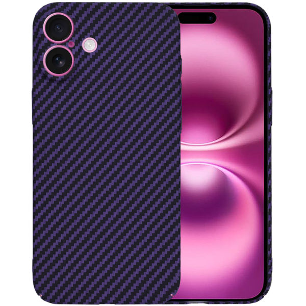 Techsuit - Carbonite FiberShell - iPhone 16 Plus - Purple
