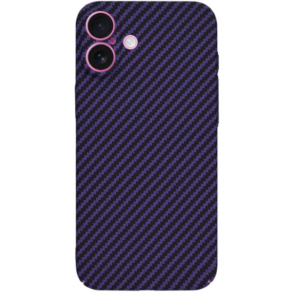Techsuit - Carbonite FiberShell - iPhone 16 Plus - Purple