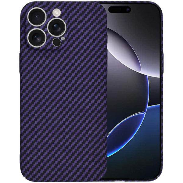 Techsuit - Carbonite FiberShell - iPhone 16 Pro Max - Purple