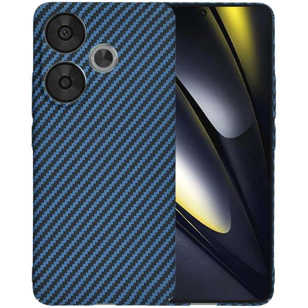 Techsuit - Carbonite FiberShell - Xiaomi Poco F6 - Cyan