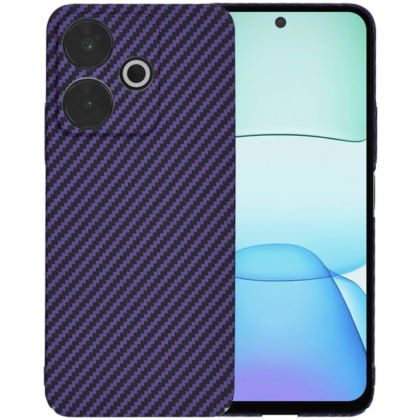 Techsuit - Carbonite FiberShell - Xiaomi Redmi 13 / Poco M6 4G - Purple