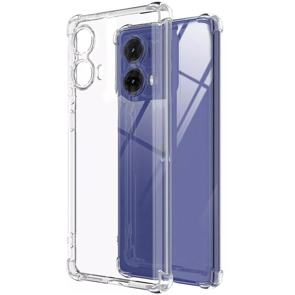 Techsuit - Shockproof Clear Silicone - Motorola Moto G85 - Clear