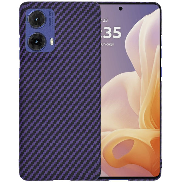 Techsuit - Carbonite FiberShell - Motorola Moto G85 - Purple