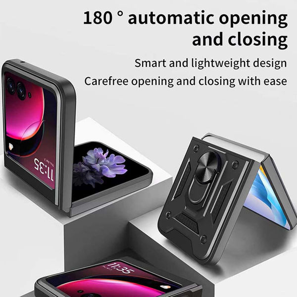 Techsuit - CamShield Series - Motorola Razr 50 - Black