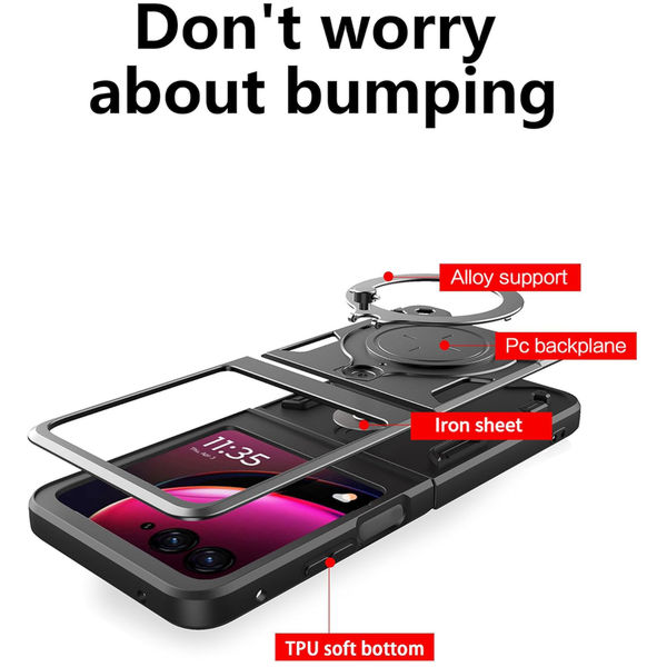 Techsuit - CamGuard Pro - Motorola Razr 50 - Black