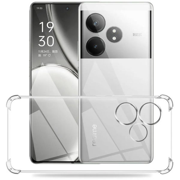 Techsuit - Shockproof Clear Silicone - Realme GT 6 / GT 6T - Clear