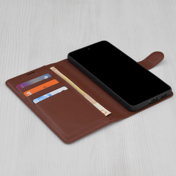Techsuit - Leather Folio - OnePlus Nord CE4 Lite - Brown