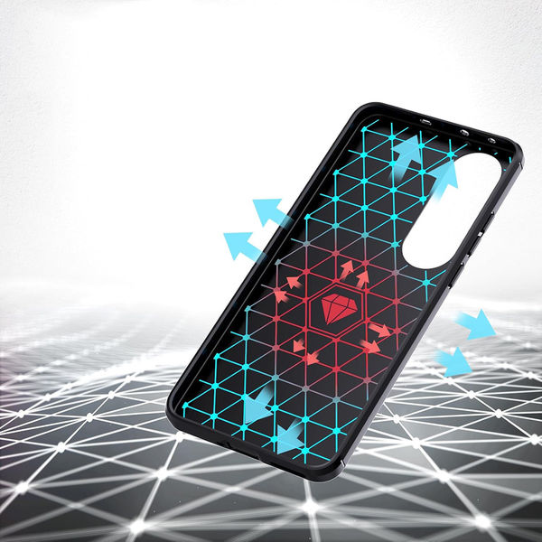 Techsuit - Carbon Silicone - OnePlus Nord CE4 Lite - Black