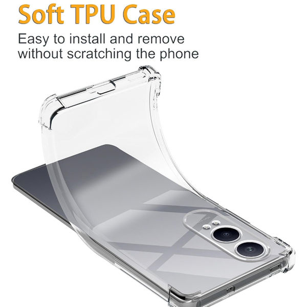 Techsuit - Shockproof Clear Silicone - OnePlus Nord CE4 Lite - Clear