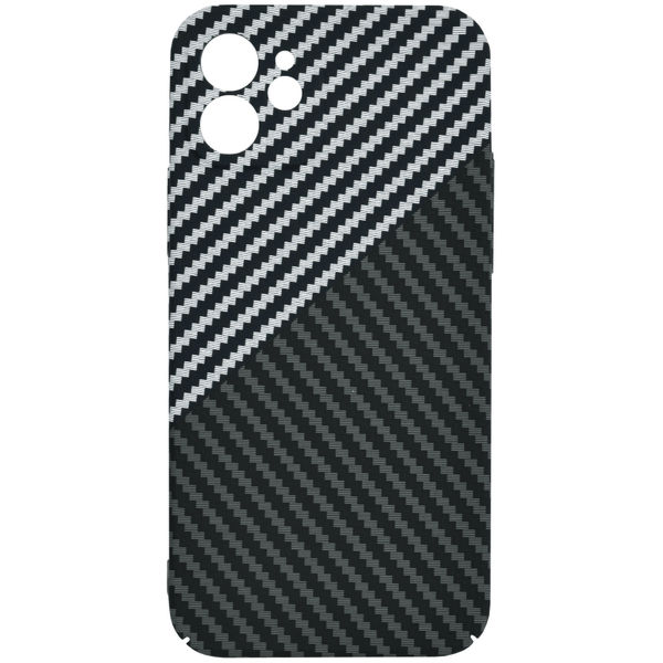 Techsuit - Carbonite FiberShell - iPhone 12 - Stealth Gray