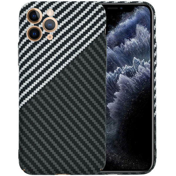 Techsuit - Carbonite FiberShell - iPhone 11 Pro - Stealth Gray