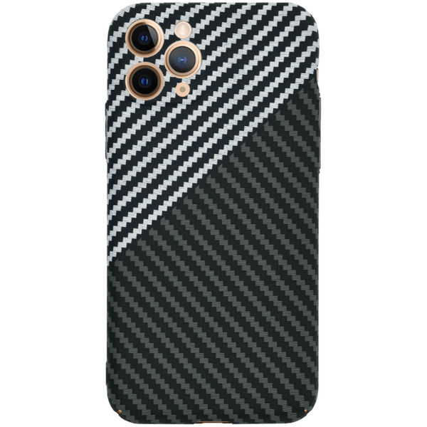 Techsuit - Carbonite FiberShell - iPhone 11 Pro - Stealth Gray