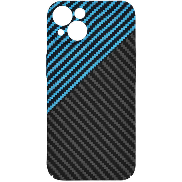 Techsuit - Carbonite FiberShell - iPhone 13 - Blue Pulse