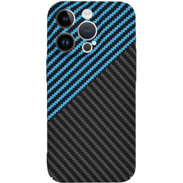 Techsuit - Carbonite FiberShell - iPhone 14 Pro - Blue Pulse