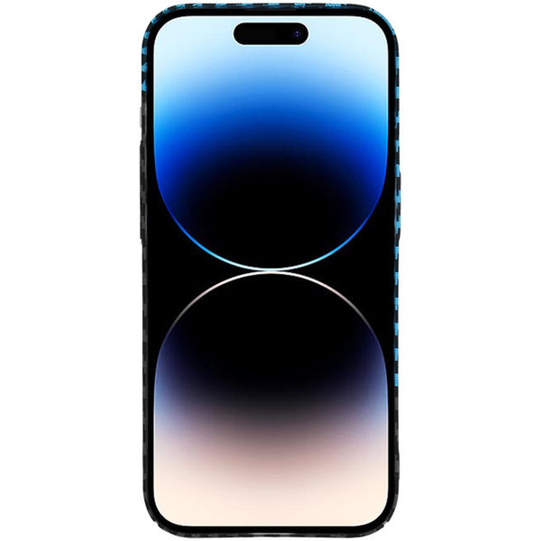 Techsuit - Carbonite FiberShell - iPhone 14 Pro - Blue Pulse