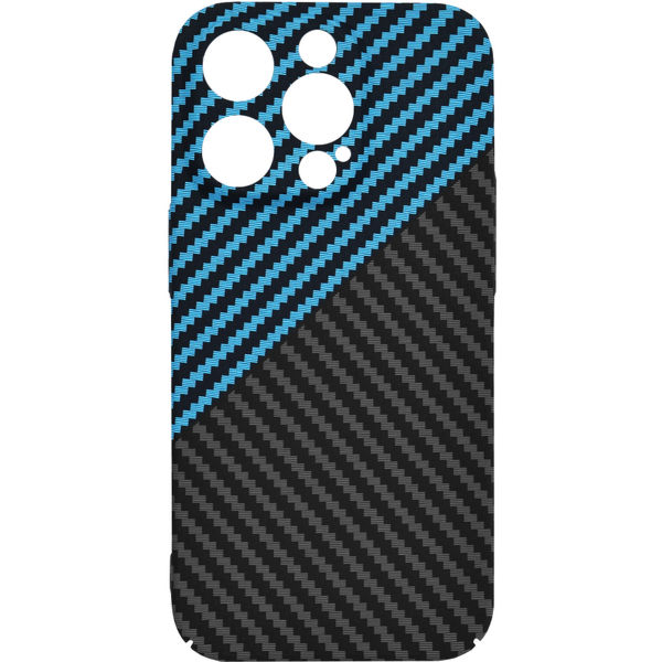 Techsuit - Carbonite FiberShell - iPhone 14 Pro - Blue Pulse