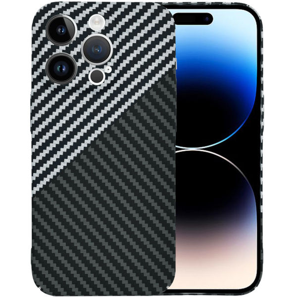 Techsuit - Carbonite FiberShell - iPhone 14 Pro - Stealth Gray