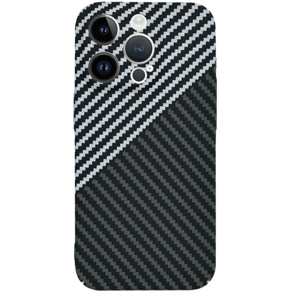 Techsuit - Carbonite FiberShell - iPhone 14 Pro - Stealth Gray