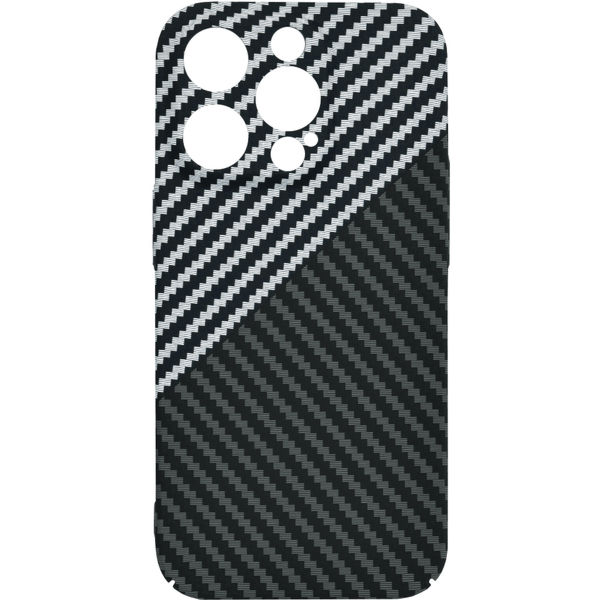 Techsuit - Carbonite FiberShell - iPhone 14 Pro - Stealth Gray
