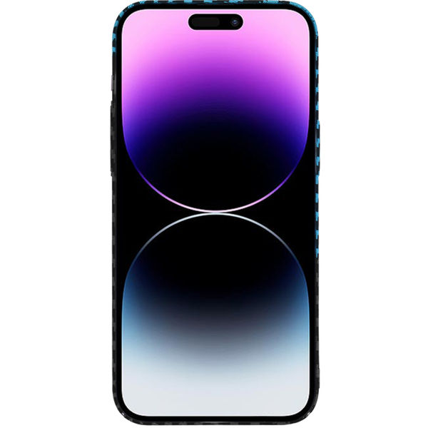 Techsuit - Carbonite FiberShell - iPhone 14 Pro Max - Blue Pulse