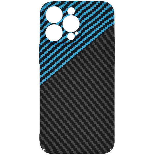Techsuit - Carbonite FiberShell - iPhone 14 Pro Max - Blue Pulse