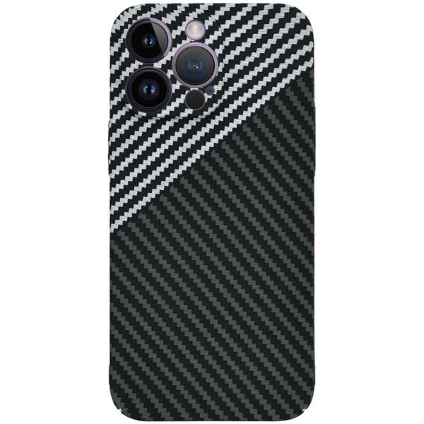 Techsuit - Carbonite FiberShell - iPhone 14 Pro Max - Stealth Gray