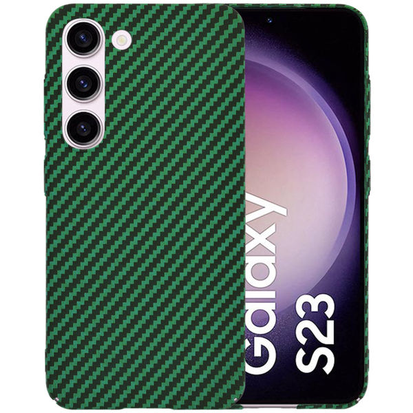 Techsuit - Carbonite FiberShell - Samsung Galaxy S23 - Green