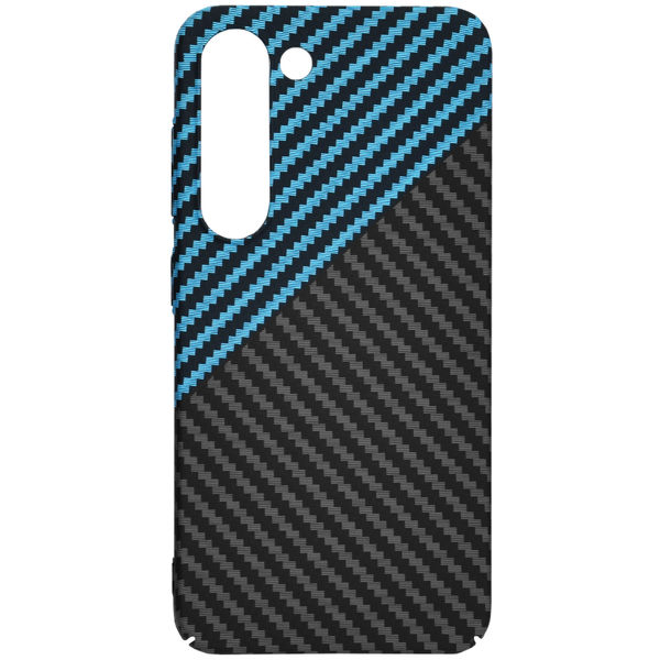 Techsuit - Carbonite FiberShell - Samsung Galaxy S23 - Blue Pulse