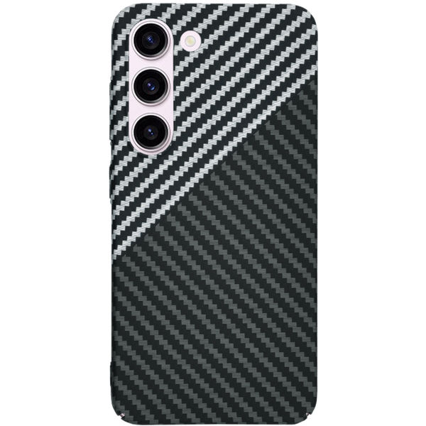 Techsuit - Carbonite FiberShell - Samsung Galaxy S23 - Stealth Gray