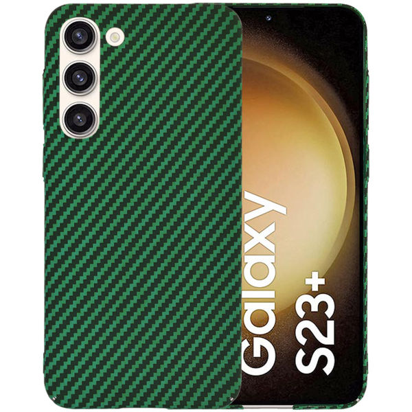 Techsuit - Carbonite FiberShell - Samsung Galaxy S23 Plus - Green