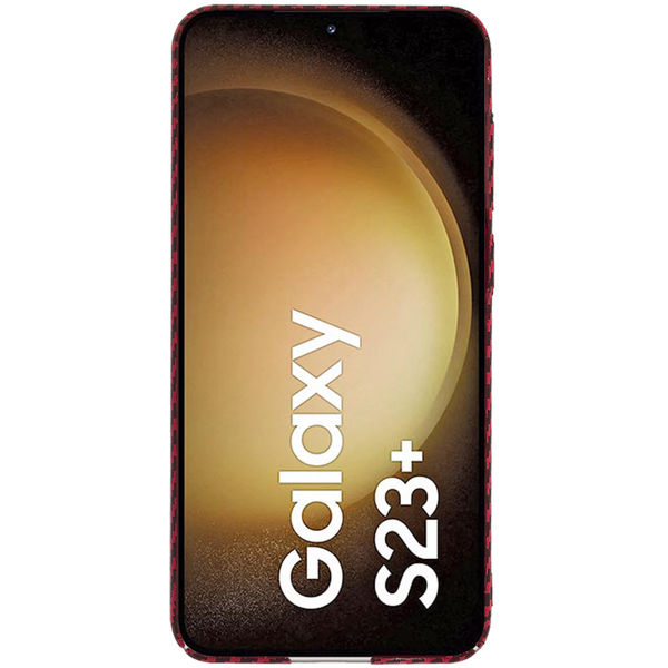 Techsuit - Carbonite FiberShell - Samsung Galaxy S23 Plus - Red