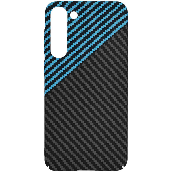 Techsuit - Carbonite FiberShell - Samsung Galaxy S23 Plus - Blue Pulse