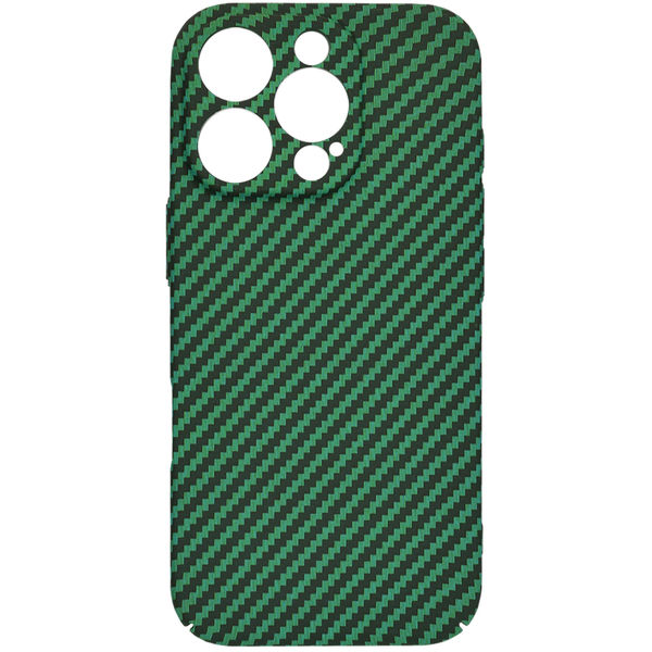 Techsuit - Carbonite FiberShell - iPhone 15 Pro Max - Green