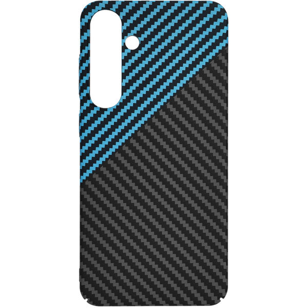 Techsuit - Carbonite FiberShell - Samsung Galaxy S24 Plus - Blue Pulse