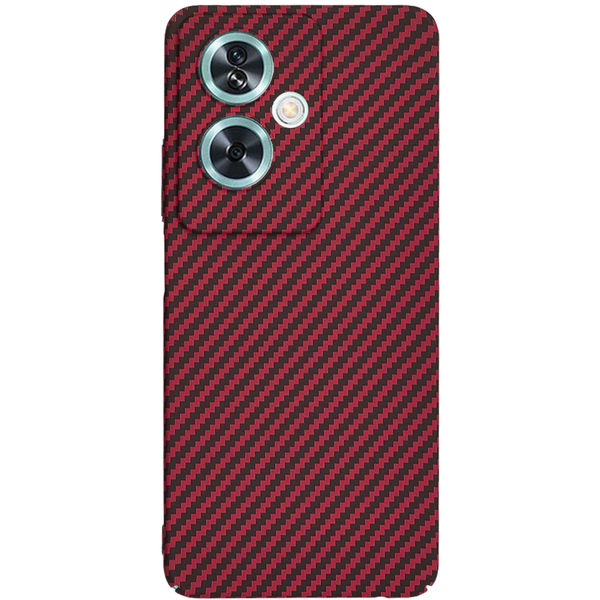 Techsuit - Carbonite FiberShell - Oppo A79 5G / OnePlus Nord N30 SE - Red