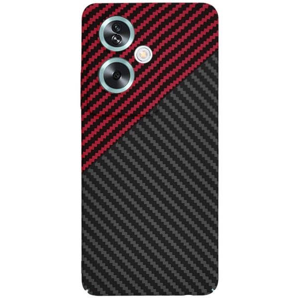 Techsuit - Carbonite FiberShell - Oppo A79 5G / OnePlus Nord N30 SE - Red Vortex