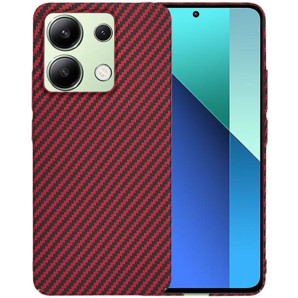 Techsuit - Carbonite FiberShell - Xiaomi Redmi Note 13 4G - Red