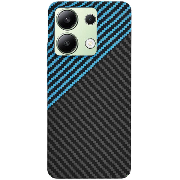 Techsuit - Carbonite FiberShell - Xiaomi Redmi Note 13 4G - Blue Pulse
