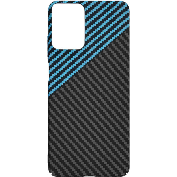Techsuit - Carbonite FiberShell - Motorola Moto G04 / Moto G04s / Moto G24 / Moto E14 - Blue Pulse