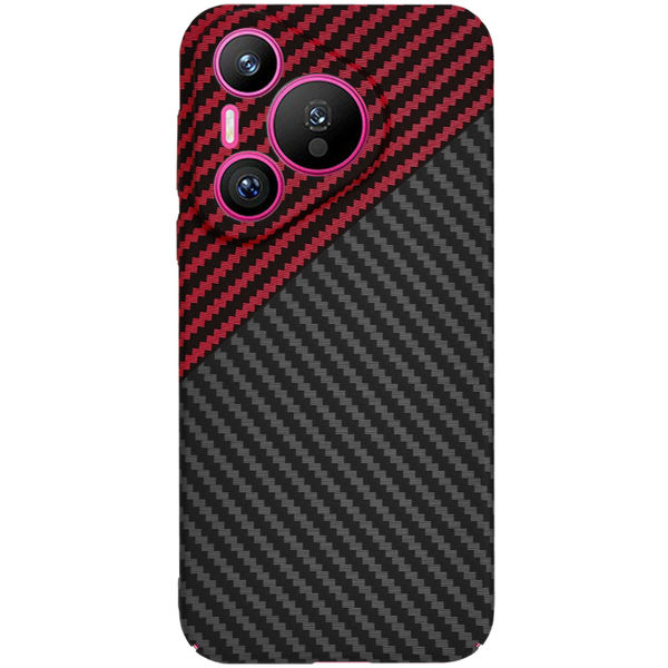 Techsuit - Carbonite FiberShell - Huawei Pura 70 - Red Vortex