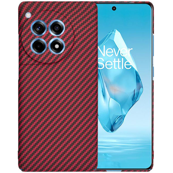 Techsuit - Carbonite FiberShell - OnePlus 12R - Red