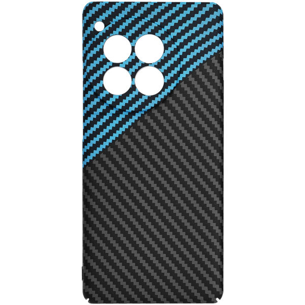 Techsuit - Carbonite FiberShell - OnePlus 12R - Blue Pulse