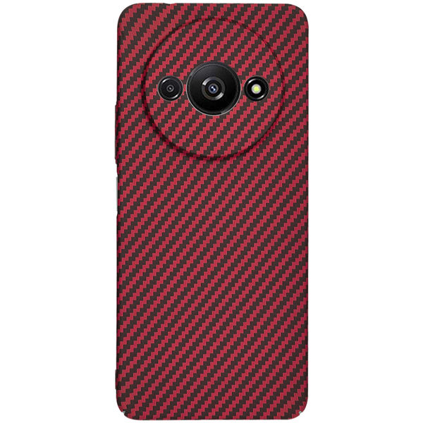 Techsuit - Carbonite FiberShell - Xiaomi Redmi A3 / Redmi A3x - Red
